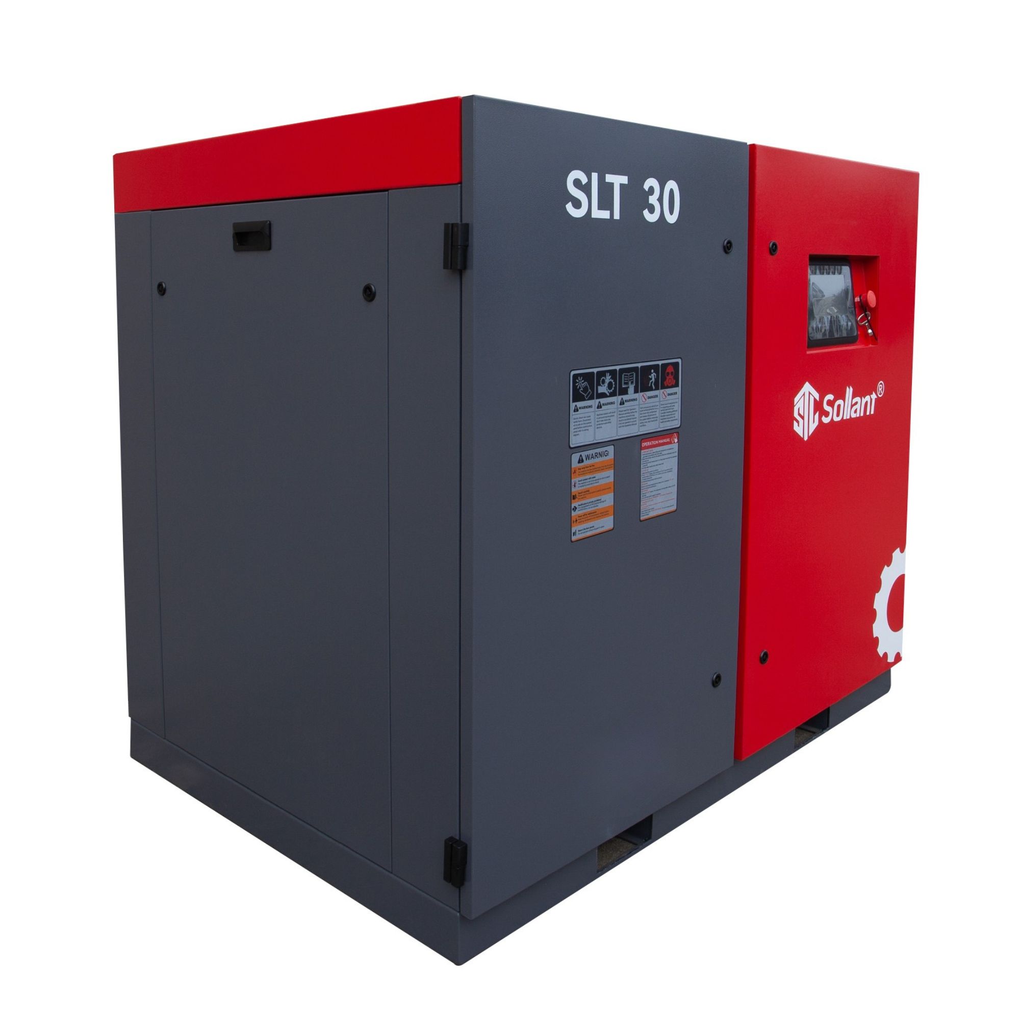 Single Stage Base Mounted Compressor 30 kW 10 Bar | Sollant Compressors